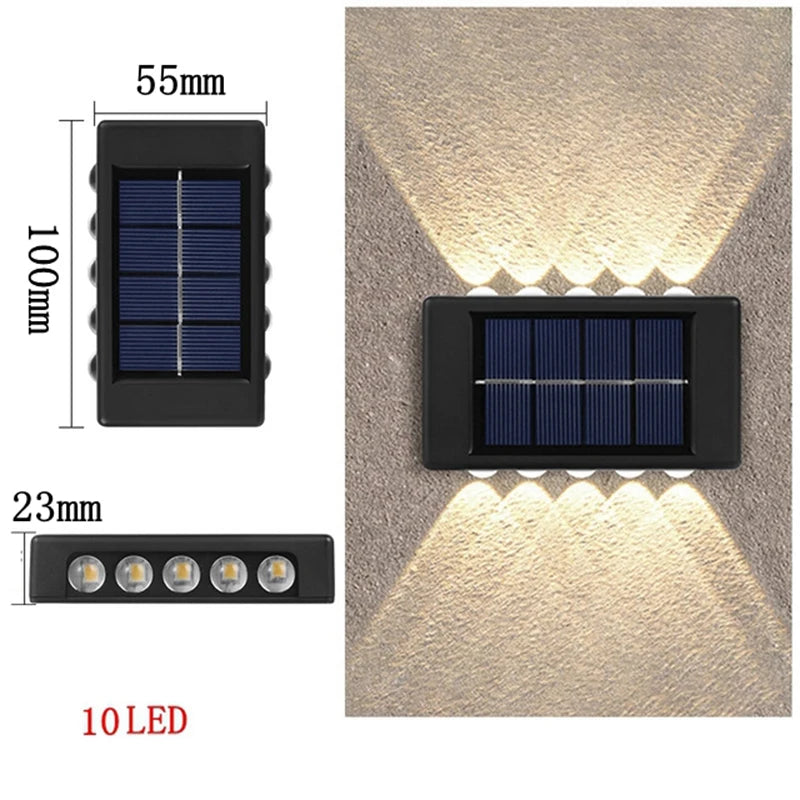 Solar LED Outdoor Wall Light