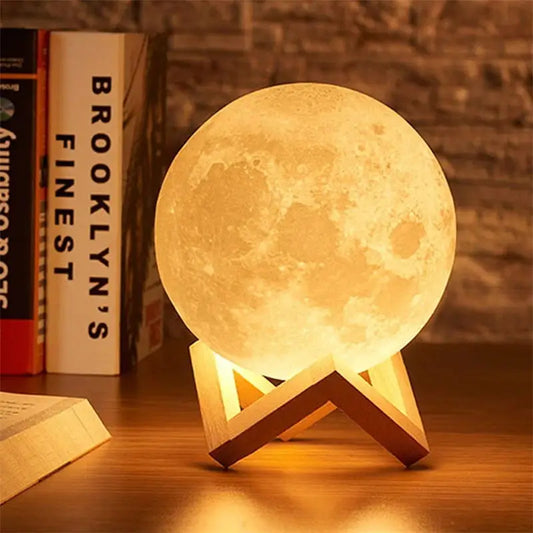 3D Printed Moon Lamp