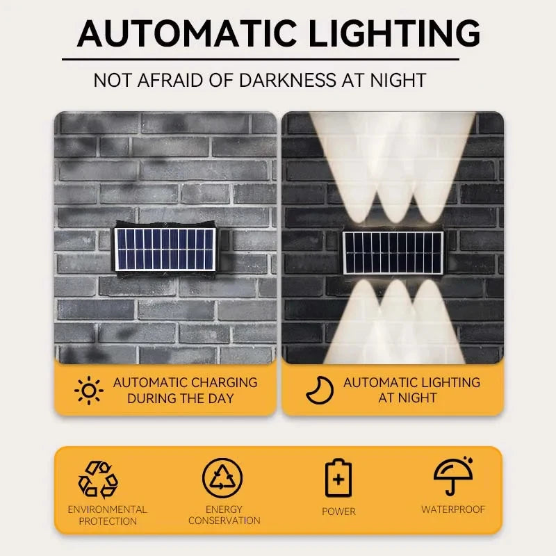 Solar wall light