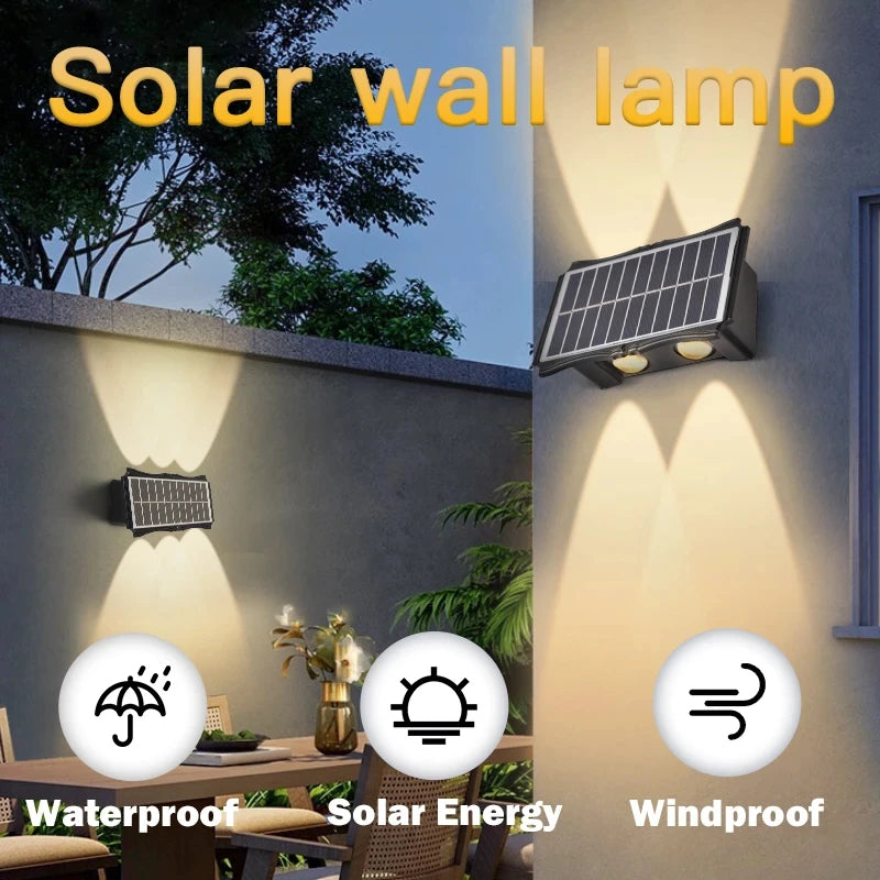 Solar wall light