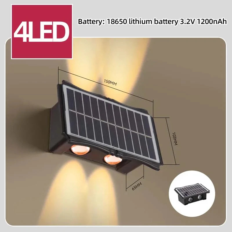 Solar wall light