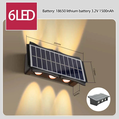 Solar wall light