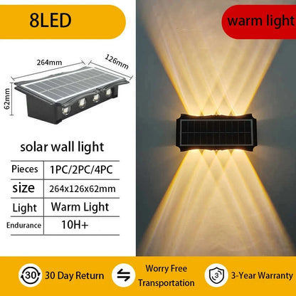 Solar wall light