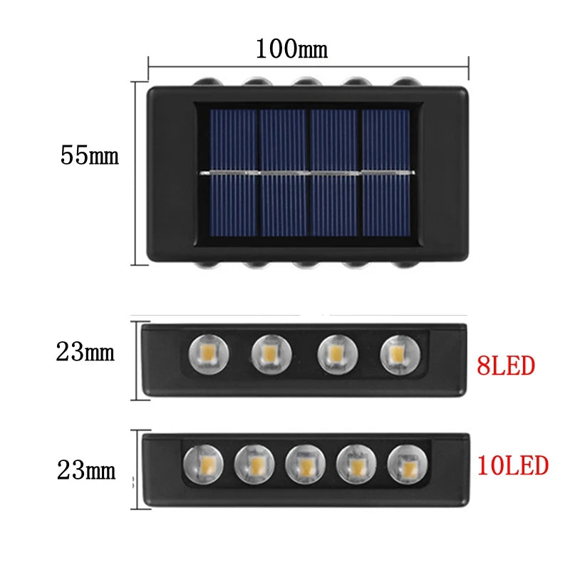 Solar LED Outdoor Wall Light