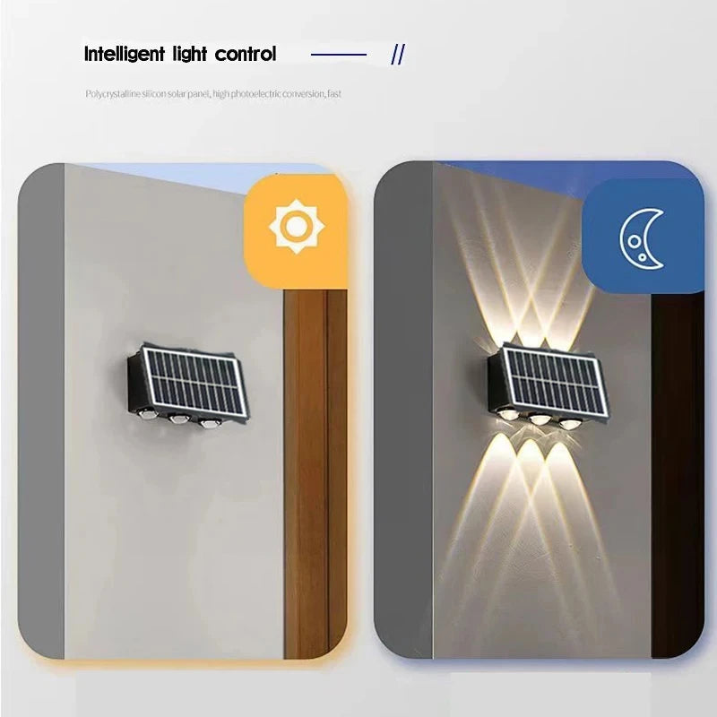 Solar wall light